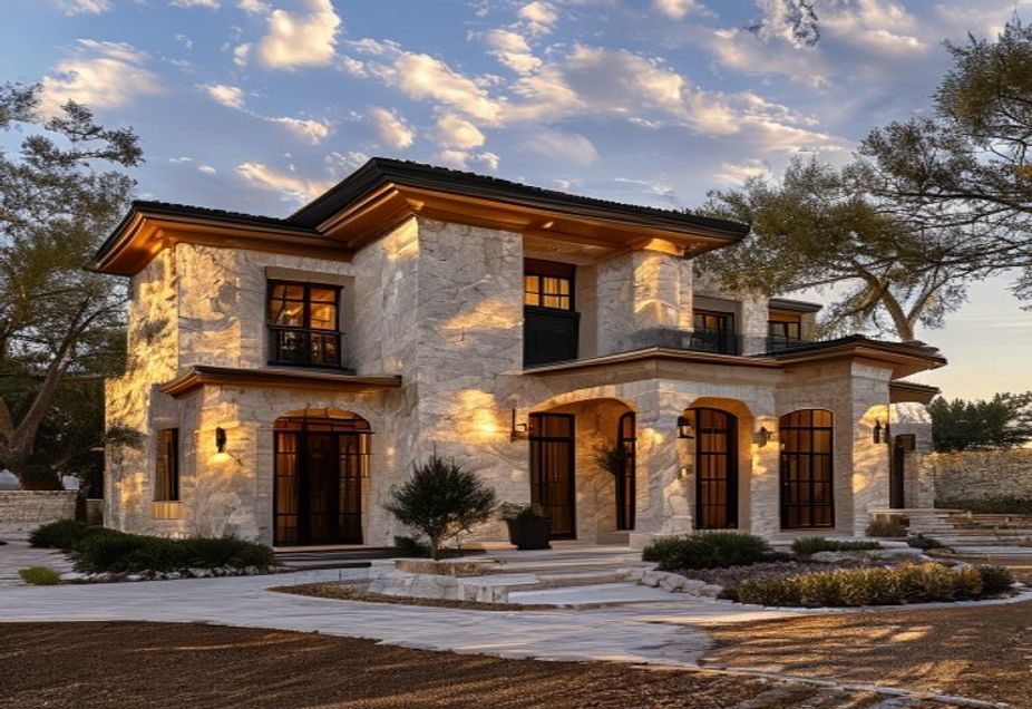 Hill Country custom home exterior representing new home construction services